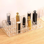 LEILIN 36 Slot Lipstick Drawer Organizer Lip Gloss Storage Essential Oil Holder Clear Acrylic Lipstick Organizer Storage of Cosmetics and Perfume
