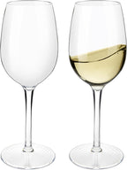 Tritan-Plastic Floating Red Wine Glasses for Pool Set of 2, 12.5 oz Holiday Drinkware Durable Wine Glasses with Long Stem, Ideal for Home, Party, Wedding, Beach
