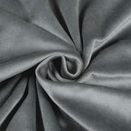 Grey Gray Velvet Throw Pillow Covers 16x16 Inch Set of 2 Soft Solid Decorative Square Cushion Cases Cozy Pillowcases for Sofa Couch Bedroom Car