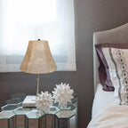 TOOTOO STAR Lamp Shades Set of 2,Imitation Sheepskin LampShade Royal Style 6" Top x 14" Bottom x 10" High Lamp Shades,Suitable for floor and table LampShades Spider