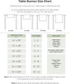 D'Moksha Homes Linen Light Natural Table Runner 72 Inches Long - 100% Pure Linen Hemstitch Table Runner 14 x 72 Inch for Dresser, Dining, Fall, Autumn and Halloween - Classic Hemstitch