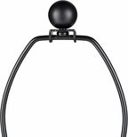BoutiqueRugs Brandvlei Modern Ceramic Bedside Table Lamp for Bedroom Nightstand - Contemporary End Side Lighting for Living Room - Shade Linen - White, Cream - 21" H