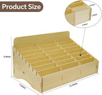 HengTianMei 24 Grid Cell Phone Organizes Storage Box for Office School Classroom