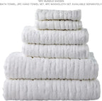 SKL Home CloudSoft Cotton Luxury 4-Piece Washcloth Set, White