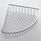 Corner Shower Caddy Organizer, SUS304 Stainless Steel Heavy Duty Rust-Proof Shelf Organizer, Wall Mounted Storage Rack for Bathroom, Brushed Chrome