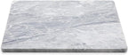 Diflart Natura Marble Stone Pastry Board for Kitchen, 16x20 Inch, Gray with White Veins, Marble Cutting Board Large with Non-Slip Feet for Keep the Dough Cool and Chocolate Tempering, Pack of 1 Pcs