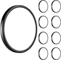 MODERN 28W 3200lm LED Flush Mount Ceiling Light, Super Slim 12 inch LED Ceiling Light, 5000K Daylight LED Ceiling Light for Bedroom, Living Room, Dining Room，Garage and Office… (5000K-8 Pack(Black))