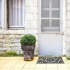 CHICHIC Welcome Door Mat 24 x 36 Inch Front Doormat Outdoors for Home Entrance Outdoors Mat for Outside Entry Way Doormat Entry Rugs, Heavy Duty Non Slip Rubber Back Low Profile, Flower