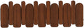 Wall Mounted Piano Key Hanger | Flip Style Hook | Entrance Wall Art Hook, Made of Oak Wood (3 Times Painted, 4 Times Polished) (Arc Walnut, 6Hooks)
