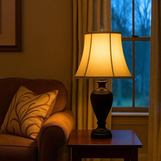 Royal Designs, Inc. BSO-708-18LNBG Modified Bell Basic Lamp Shade, 11 x 18 x 13.5, Linen Beige
