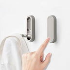 4Pcs Foldable Wall Hooks, Zinc Alloy Folding Hook Silver, Heavy Duty Folding Coat Hooks Wall Mounted for Hanging Coat Towels Bags Keys (Silver, 4 Pack)