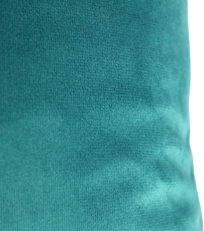 VAKADO 20x20 Inch Teal Velvet Soft Solid Throw Pillow Covers Decorative Square Cushion Cases Home Decor for Couch Sofa Bedroom Car Set of 2
