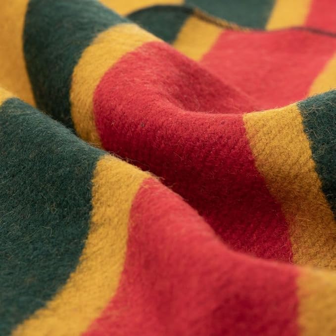 Arcturus Rainier Wool Blanket - 4.5lbs Warm, Heavy, Washable, Large | Great for Camping, Outdoors, Survival & Emergency Kits (North Cascades)