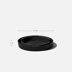 Veradek Vega Round Tall Planter Pots for Indoor/Outdoor Use | Made from Plastic - Stone Mix with Drainage Holes | Perfect for Small to Large Succulent Plants, Flowers, Modern Interior Plants