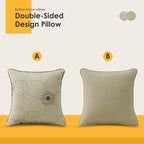 Outdoor Sunbrella Decorative Pillows Pack of 4, 16" x 16" Outdoor Pillow Set for Couch Bed Throw Patio Sofa, Allure Dusk