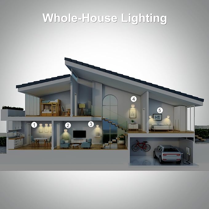 Remote LED Wall Sconce - Rechargeable Cordless Wall Light, 3 Colors & 3 Brightness Levels, 360째 Magnetic Rotating Head, Bedside Reading Lamp, Easy Install Battery Operated Lamp Wood Pack of 2