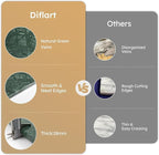 Diflart Natural Marble Stone Cutting Board for Kitchen, 16x20 Inch, Green, Marble Slab Pastry Board Large for Cheese, Serving, Baking, Pack of 1 Piece