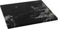 Black Marble Cutting Board For Kitchen, 16x20 Inch Large Marble Slab Pastry Board With Non-Slip Feet For Baking, Cheese, Charcuterie, Chocolate