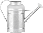 2.3 Gallon Bowl Decorative Countryside Style Water Can with Removable Spout, Galvanized Watering Can for Outdoor Indoor Plants, Metal Watering Can for Indoor Plants and Garden Flower