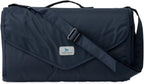 Little Unicorn 5'x5' Outdoor Family Picnic & Beach Blanket | Durable & Water-Resistant Fabric | Compact Fold & Easily Wipes Clean | Zipper Pocket (Navy Plaid)