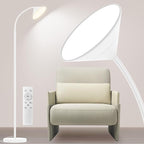 LED Floor Lamp, 18W Floor Lamp with Remote & Touch Control, 2700K-6500K Adjustable Eye Caring Standing Light for Living Room, Bedroom, Office