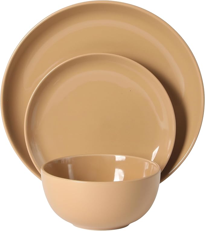 Gibson Home Rockaway Queenslane Plates and Bowls Dinnerware Sets