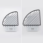 [2 Pack] Corner Shower Caddy Shelf Organizer, Stainless Steel Heavy Duty Rust-Proof Shampoo Holder, Wall Mounted Storage Rack for Bathroom & Kitchen, Matte Black