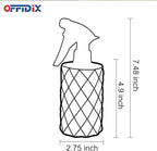OFFIDIX Glass Spray Bottle, Plant Mister,Pressure Watering Can, Water Spray Bottle with Adjustable Nozzle, 0.35L/11.8oz Handheld Spray Bottles for Outdoor Indoor Garden, Plants, Cleaning Solutions