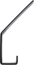 6 Pack Heavy Duty Steel C Style Double Wall Hooks for Indoors and Outdoors - 6 Pack (Brushed Nickel)