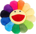TEFU Flower Plush Pillow, Sunflower Pillow Soft & Comfortable Sunflower Cushion Colorful Sun Flower Plush Toy Home Bedroom Shop Restaurant Decor (Colorful,21.6in/55cm)