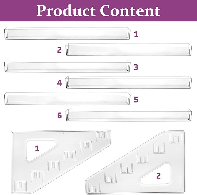 JessLab Nail Polish Organizer, Clear Acrylic Nail Polish Rack Essential Oil Holder Cosmetic Display Case Makeup Organizer Cosmetics Storage for Bathroom Vanity Countertop (6-Layer)