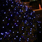 Joomer Blue Battery Christmas Lights, 66ft 200LED Fairy Lights Battery Operated Timer 8 Modes Waterproof for Outdoor Home Garden Party Holiday Christmas Trees Decoration