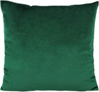 16x16 Throw Pillow Covers Set of 2 Dark Green Velvet Emerald Green Christmas Decor Xmas Decorative Cushion Cases Home Decoration for Car Couch Sofa Bedroom Office