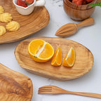 Root Wood Dish, Party Platter and Tray for Sandwich Bread Serving, appetizer display, Vintage ring dish, Hand Carved Artworks (7 inch - 9 inch)