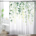 Bohemian Bathroom Curtain Colorful Boho Floral Print Beautiful Bright Polyester Fabric Cloth Shower Curtain for Bathroom Decoration, 72"x72"