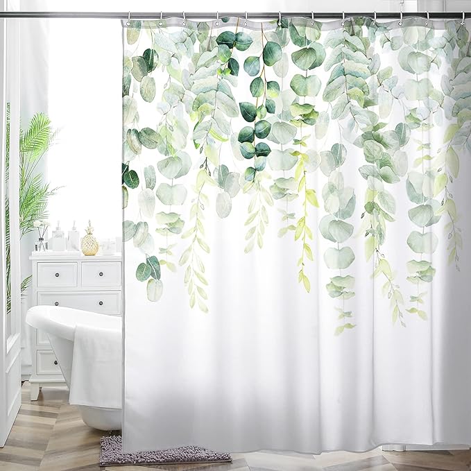 Bohemian Bathroom Curtain Colorful Boho Floral Print Beautiful Bright Polyester Fabric Cloth Shower Curtain for Bathroom Decoration, 72"x72"