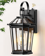 VIANIS Dusk to Dawn Exterior Light Fixture, Waterproof Outdoor Wall Sconce Porch Light for House, 100% Anti-Rust Aluminum Outside House Lights, Farmhouse Coach Lantern for Porch, Garage, Front Door