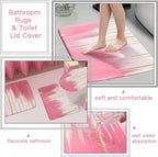 32PCS Bathroom Sets with Shower Curtain and Rugs-Grey Bathroom Accessories,Non Slip Bathroom Rugs Set with Toilet Lid Cover, Waterproof Shower Curtain, 3PC Soap Dispenser with Trash Can