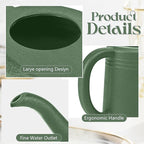 Watering Can for Garden Indoor Plants Outdoor Plant House Flower - 1/4 Gallon - Green