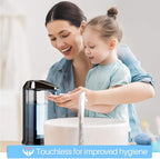 Secura 17oz / 500ml Premium Touchless Battery Operated Electric Automatic Soap Dispenser w/Adjustable Soap Dispensing Volume Control Dial (Dark Gunmetal)