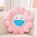 Flower Pillow, Daisy Shaped Throw Pillow, Flower Face Floor Cushions Floor Pillow, Colorful Sunflower Plush Pillow, Cute Room Decor Decorative Pillows for Sofa Bedroom Car (60CM/23.6in)