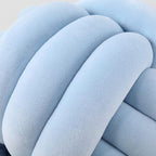 Petrella Knot Pillows Ball Round Throw Pillows Home Decor Cushion Decorative Aesthetic Throw Pillows，ice Blue 11inch