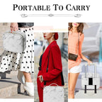 gzcz Travel Makeup Bag,Professional Cosmetic Bags for Women,Portable Makeup Brush Bag Organizer Storage with Adjustable Dividers and Shoulder Strap