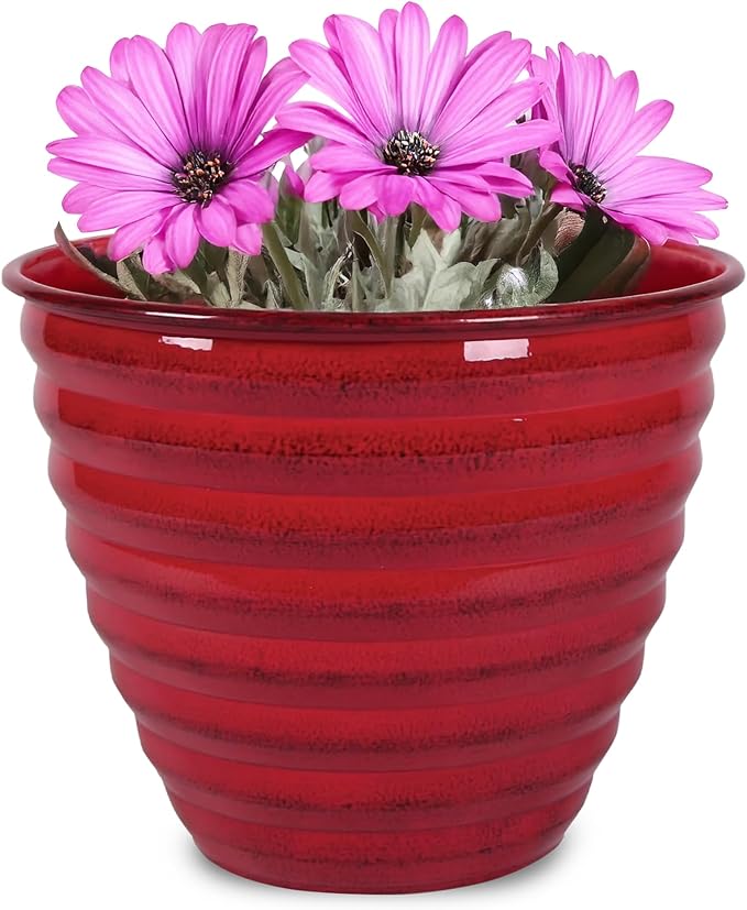 Headwind Robert Allen Ironstone Decorative Planter Avondale Classic Collection, Autumn Blaze, 12-Inch