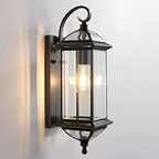 Milaii Copper Outdoor Wall Lights 20" H Exterior Light Fixture Oil Rubbed Bronze Anti-Rust Wall Lantern Fixture Waterproof Wall Mount Porch Light for Garage Patio Doorway E26 Base Socket