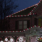 TW SHINE C9 Christmas Lights, 100 LED 66 FT Christmas String Lights Outdoor with 8 Modes Timer Waterproof Connectable for Indoor Yard Xmas Tree House Decorations (Red and White)