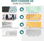 80"x60" Waterproof Picnic Blanket Large Outdoor Camping Blanket Foldable Picnic Camping Blanket Thicker Machine Washable Picnic Mat Portable Wearable for Picnics, Camping