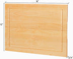 CONSDAN Wood Cutting Board for Kitchen, 16 x 12, Soild Birch Wood, Edge Grain, Chopping Board, Butcher Block with Juice Groove, Prefinished with Food-Safe Oil, 3/4" thick