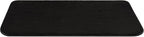American Soft Linen 21x32 Fluffy Foamed Slip Reducer Bath Rug, Machine Washable Area Bath Mat Rugs for Bathroom, Black