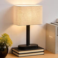 12.6" Cordless Touch Table Lamp, 5200mAh Rechargeable Desk Lamp, Stepless Dimming Modern Bedside Lamps with 3000K Warm Light LED Bulb, Nightstand Lamps for Study, Bedroom, Living Room, Office
